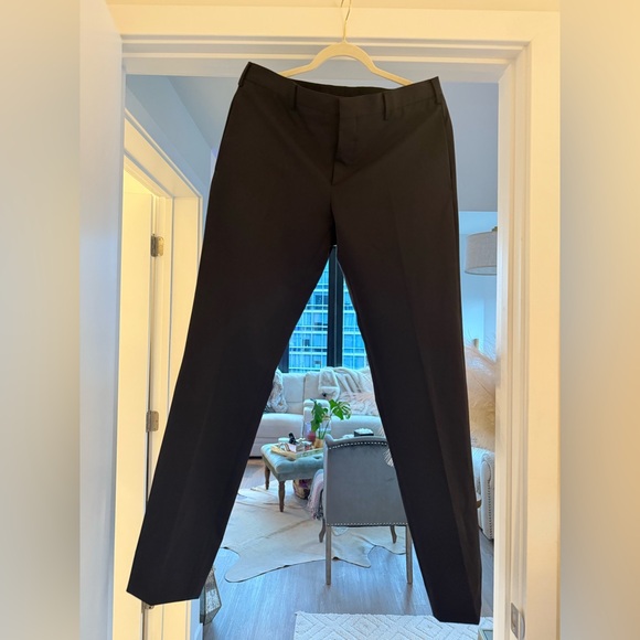 Prada Elegant Black Dress Trousers Size 48